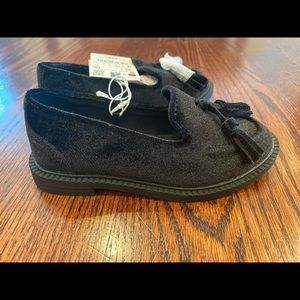 Toddler boy dress shoes. Velvet. Size 28 (us 11).